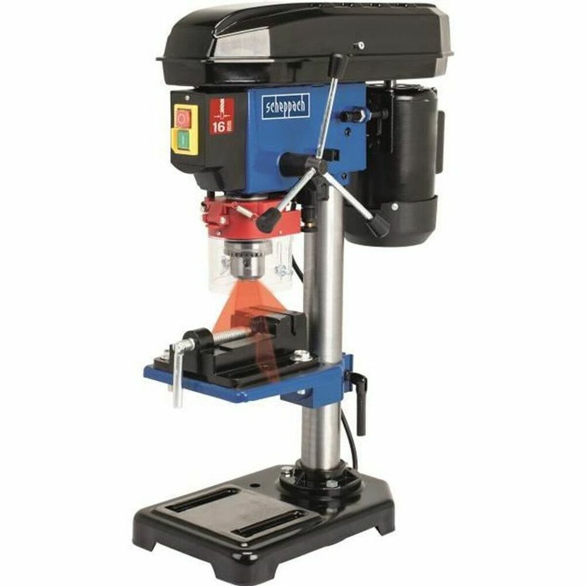 Vertikaalpuurpink Scheppach DP16VLS 500 W